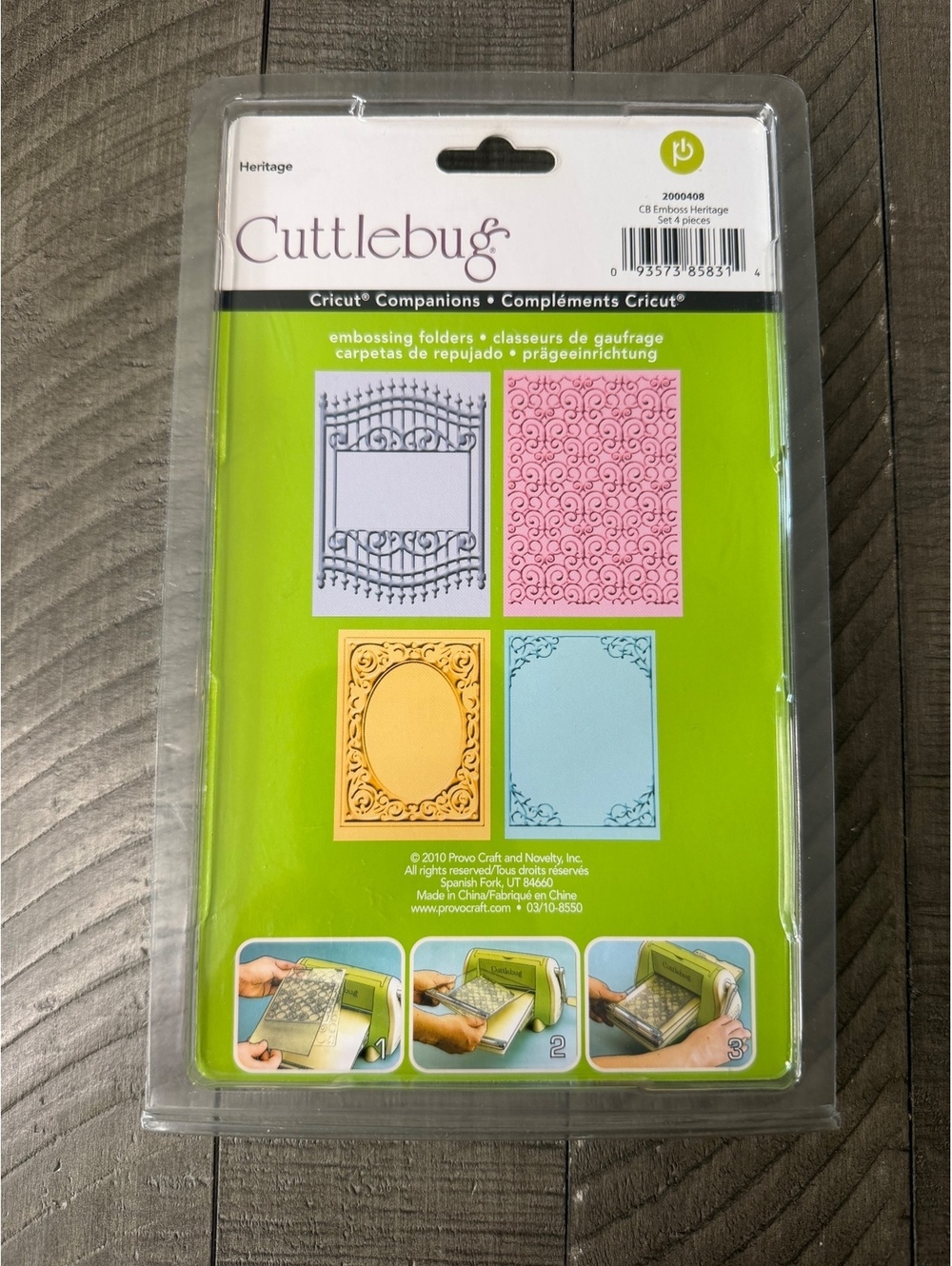 Cuttlebug Heritage Embossing Folder Set - Picture 5 of 6